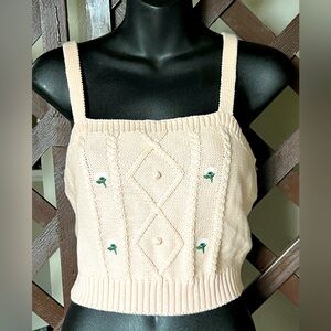 Wild Fable Crop Sweater Tank